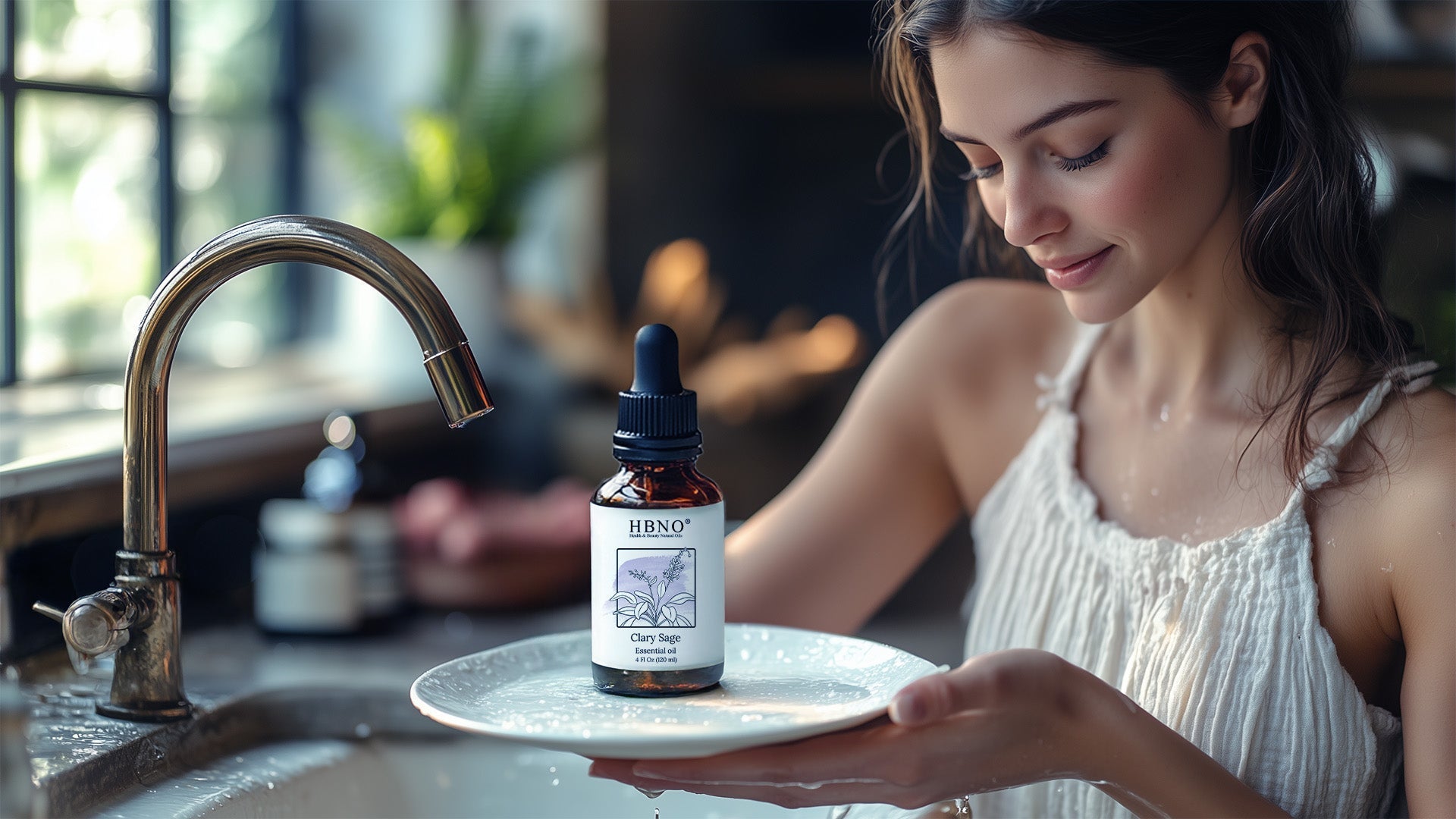 Clary Sage Essential Oil Benefits in Natural Dish Soap