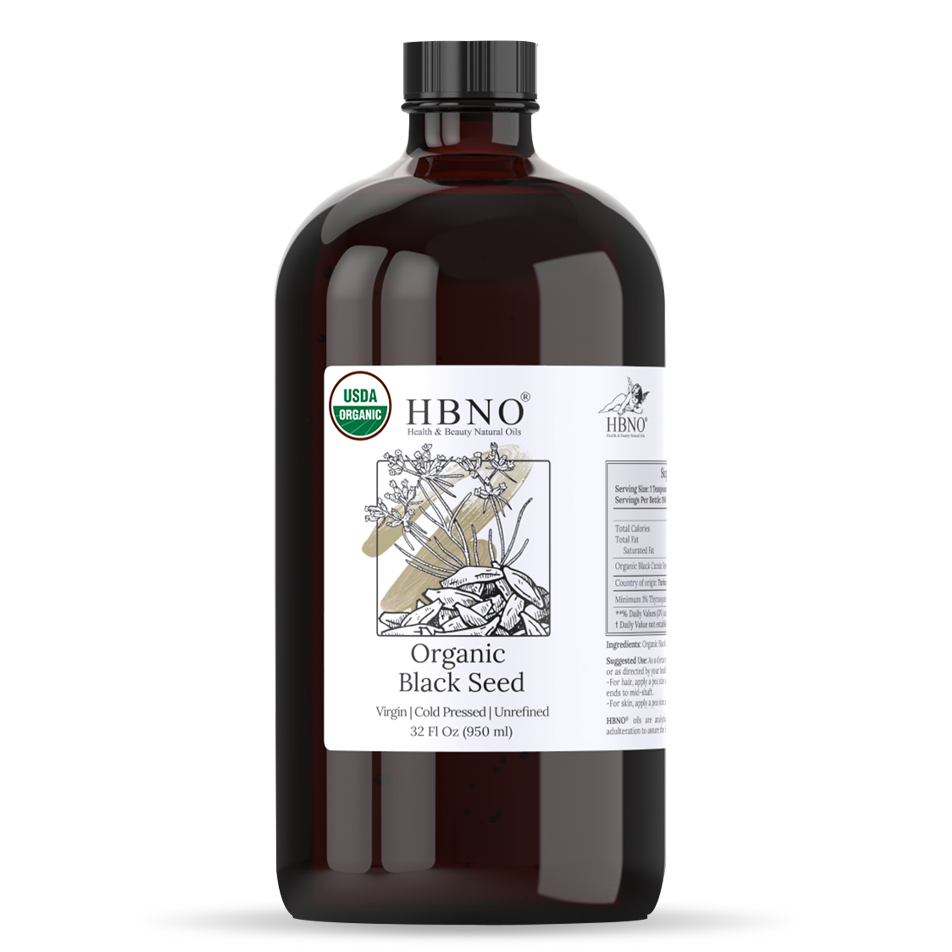 Black Seed Carrier Oil Virgin Unrefined Organic