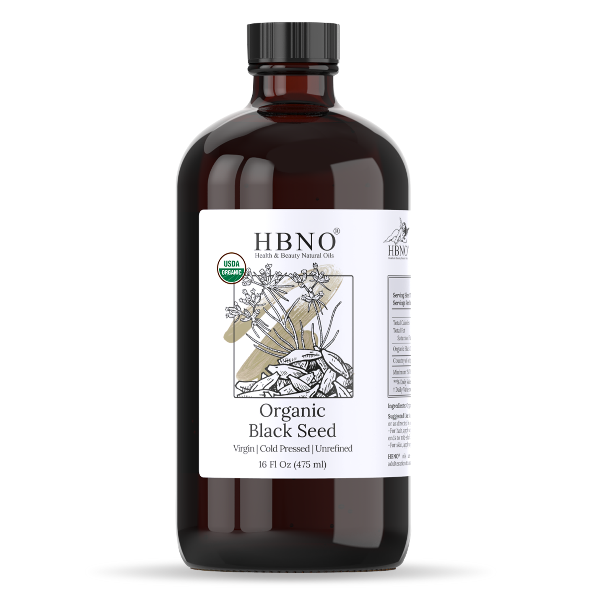 Black Seed Carrier Oil Virgin Unrefined Organic