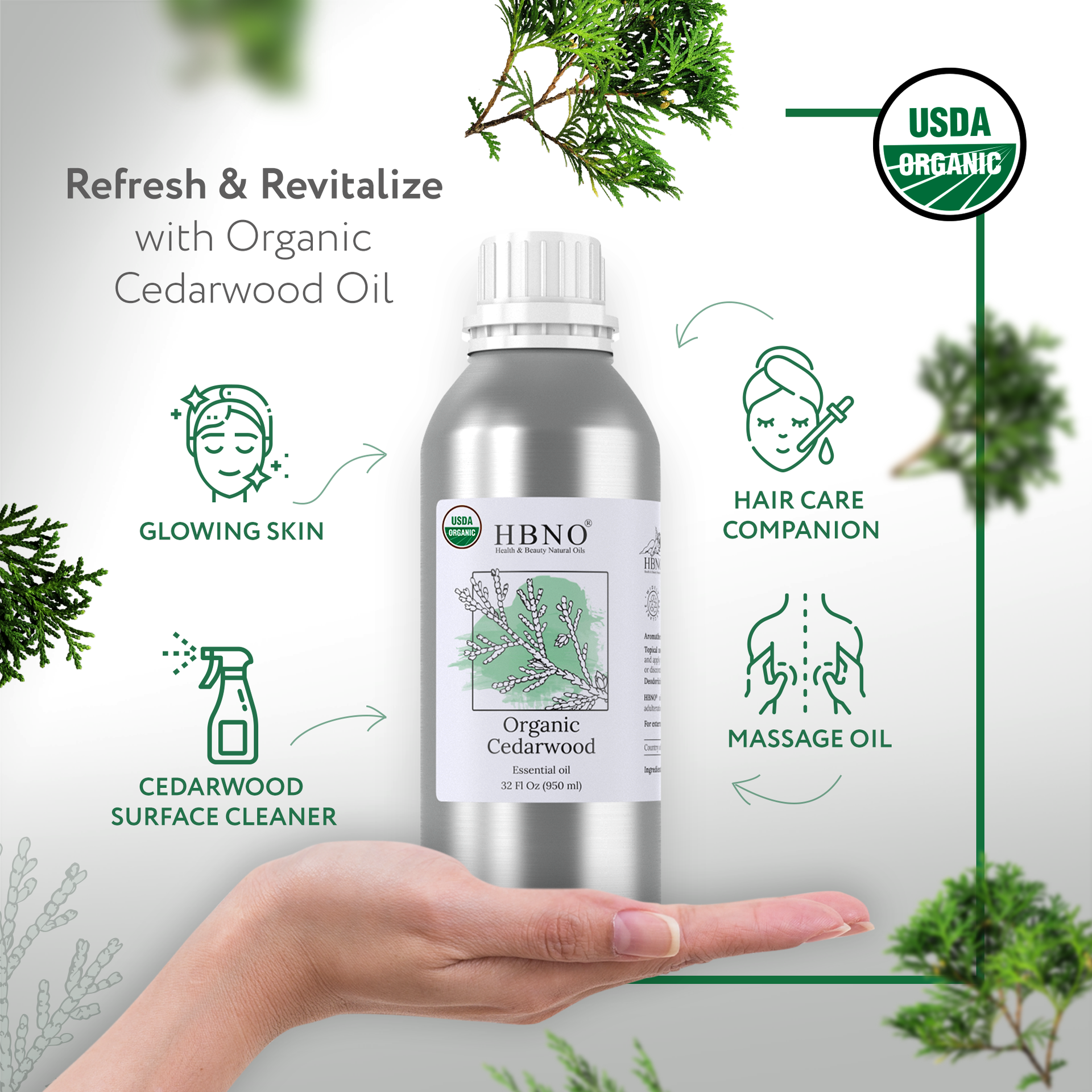 Cedarwood Atlas Essential Oil Organic
