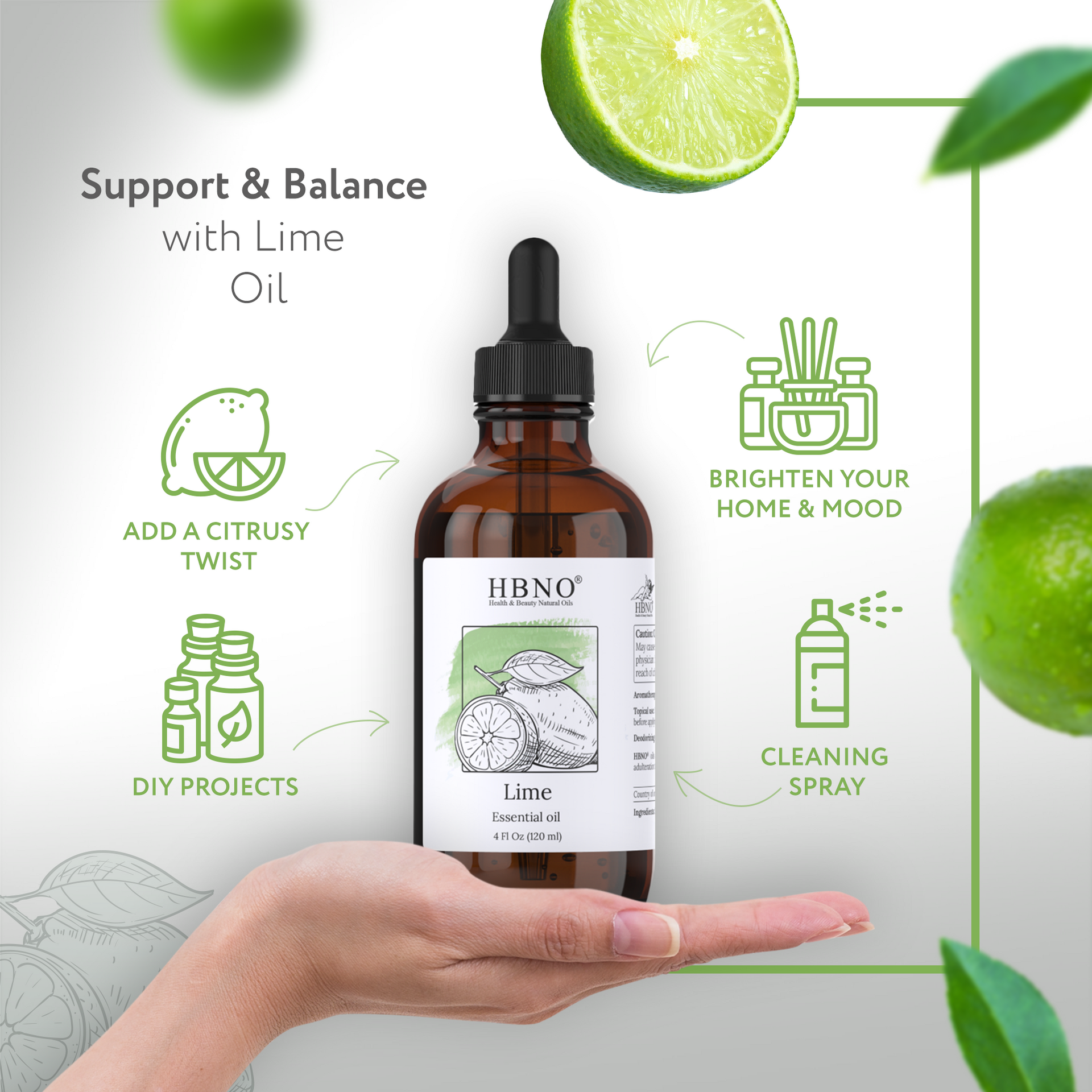 Lime Cold Pressed Essential Oil