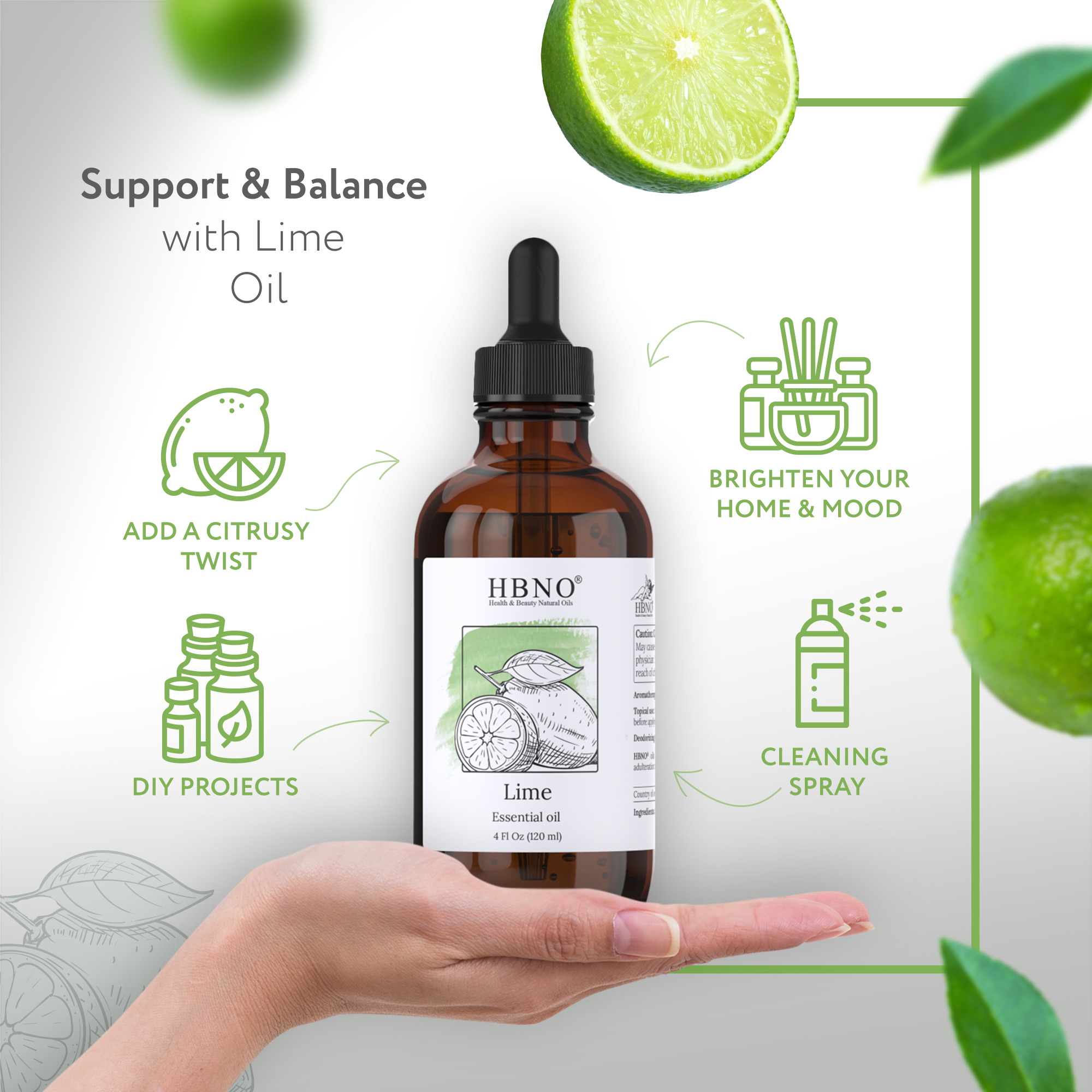 Lime Cold Pressed Essential Oil
