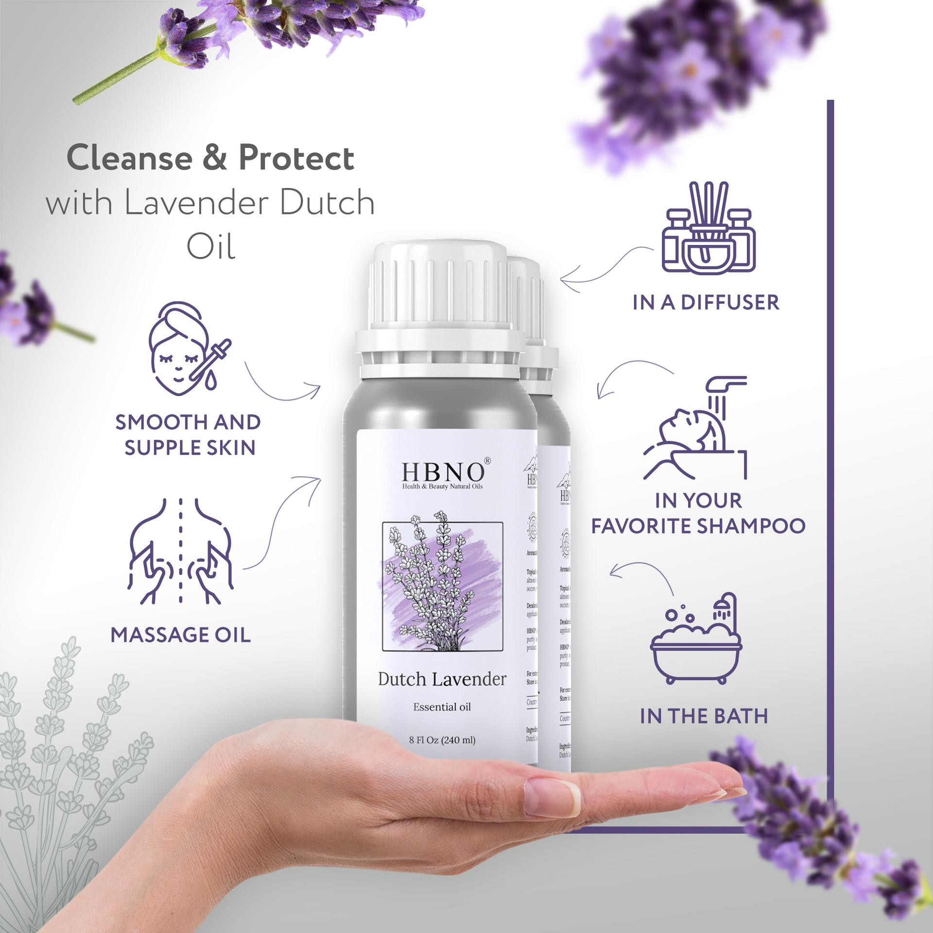 Lavandin Dutch Lavender Essential Oil