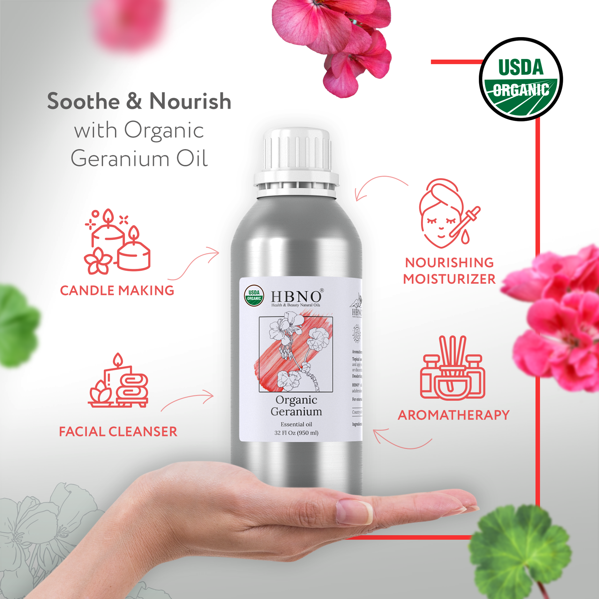 Geranium Essential Oil Organic