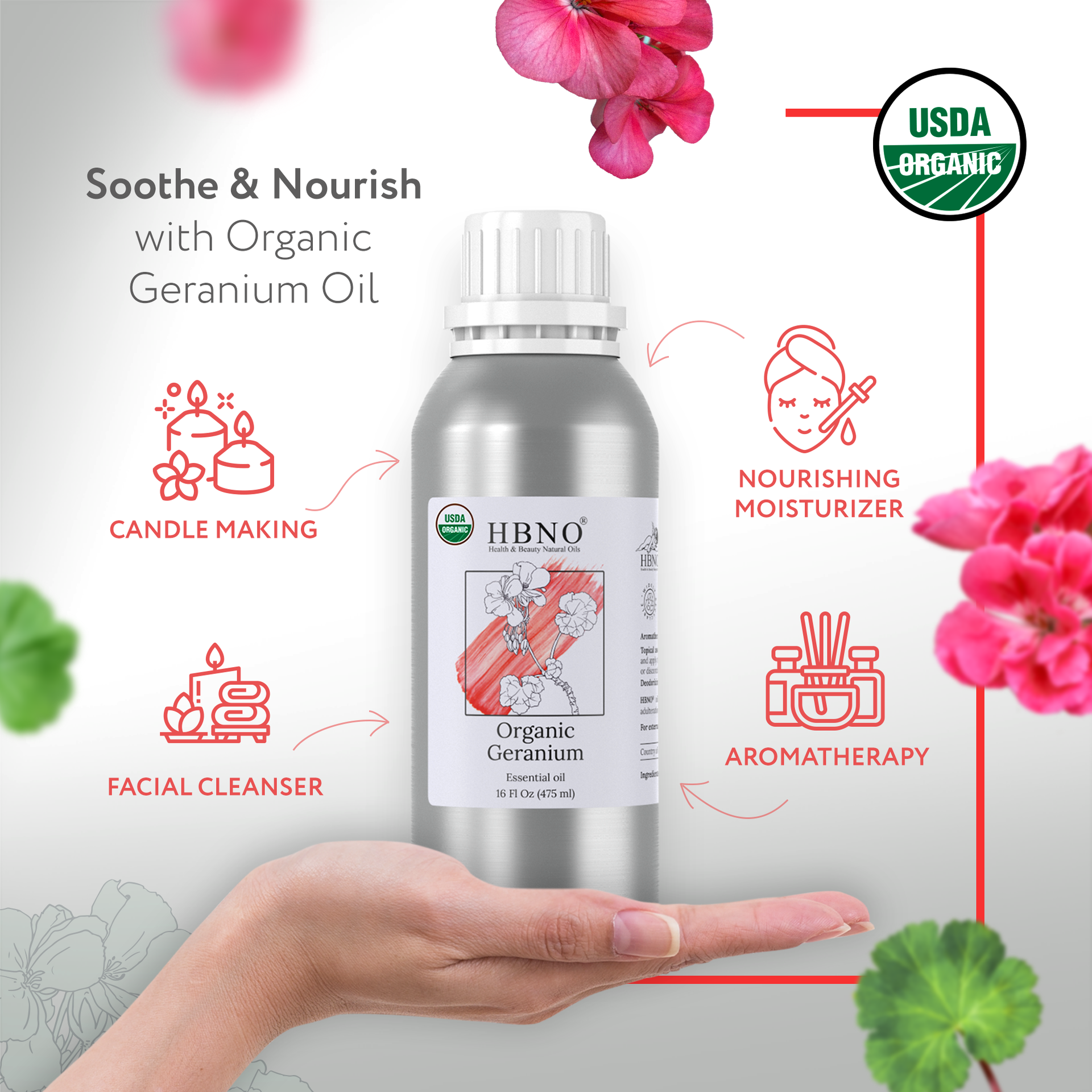 Geranium Essential Oil Organic