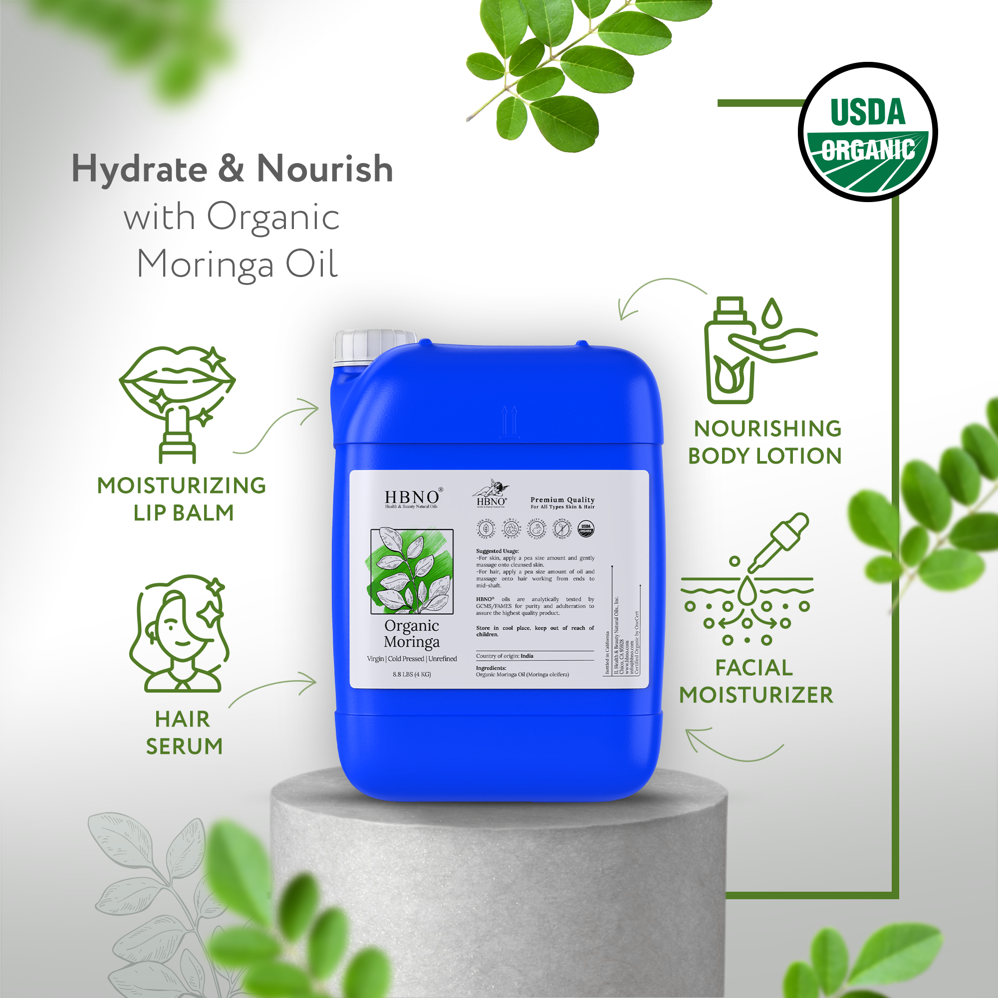 Moringa Seed India Carrier Oil Organic