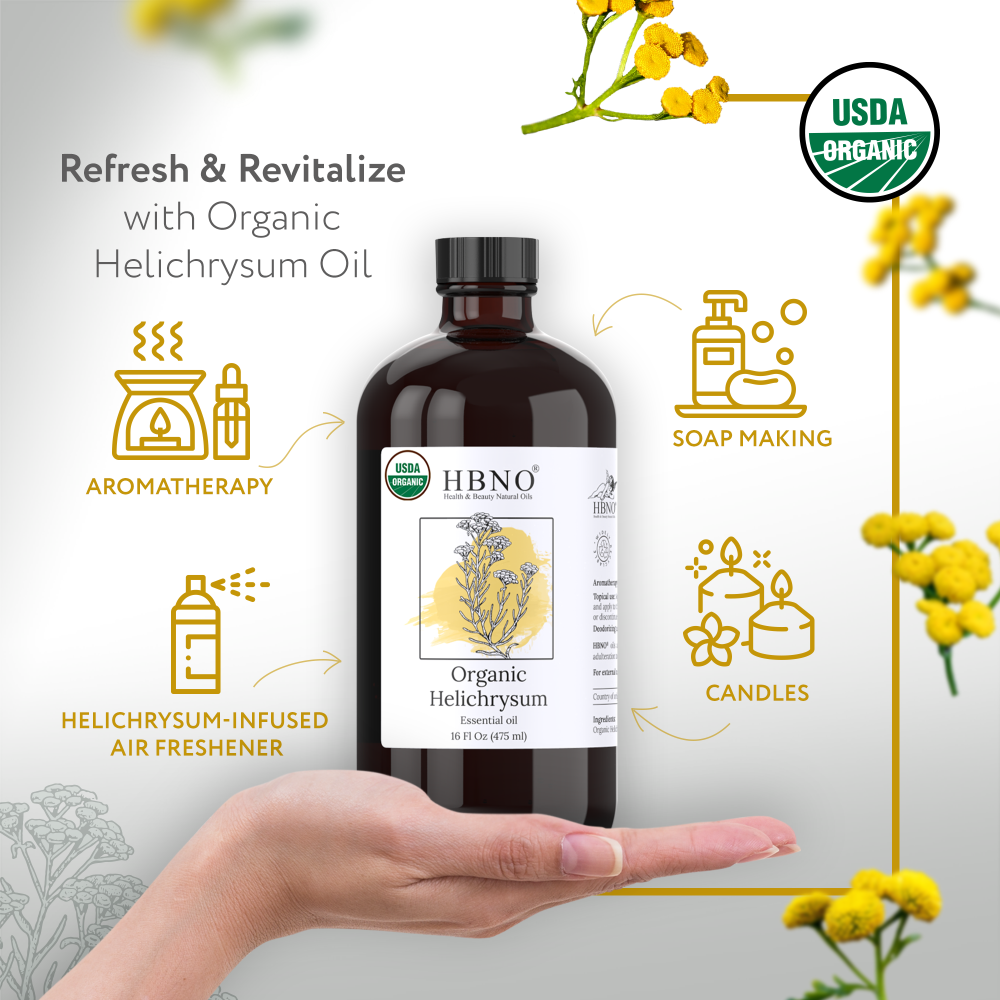 Helichrysum Gymnocephalum Essential Oil Organic