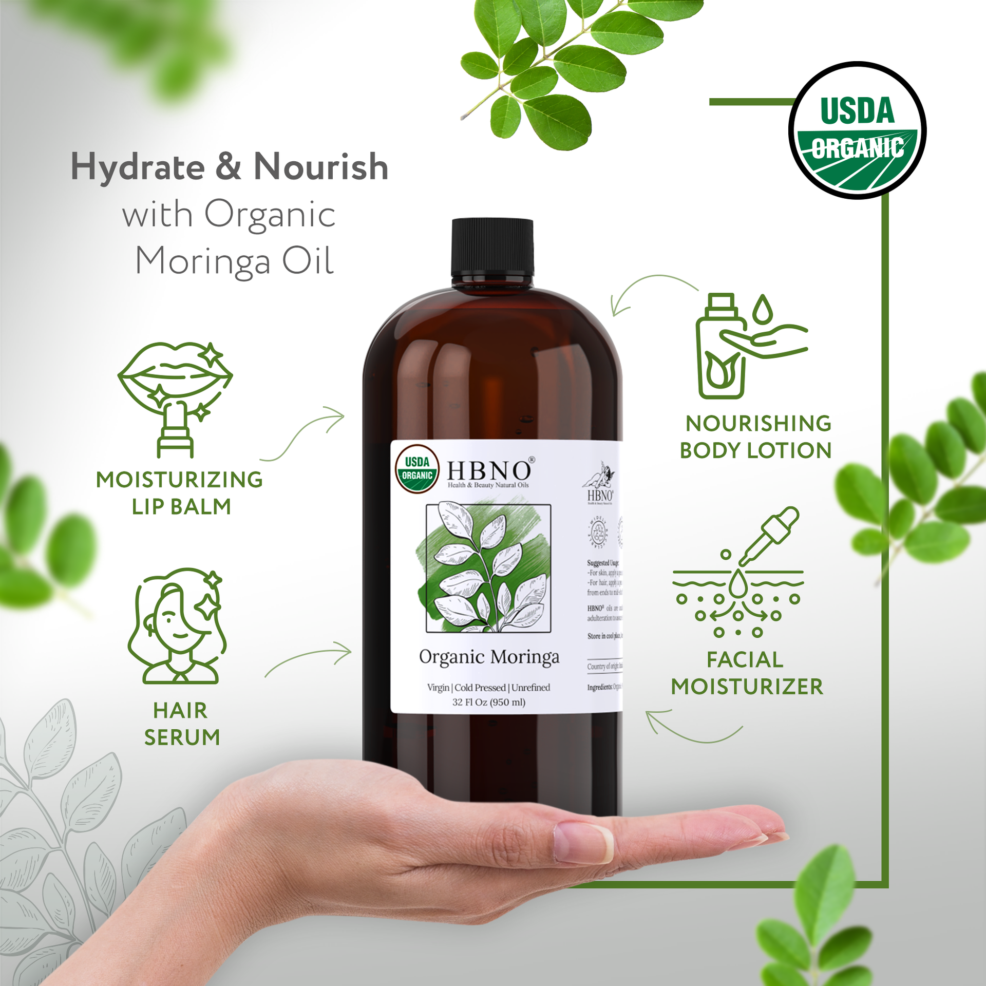 Moringa Seed India Carrier Oil Organic