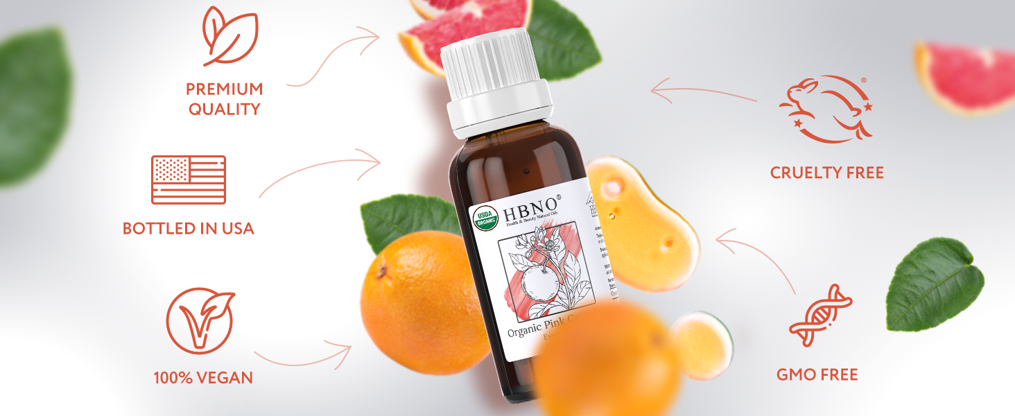 Grapefruit Pink Essential Oil Organic
