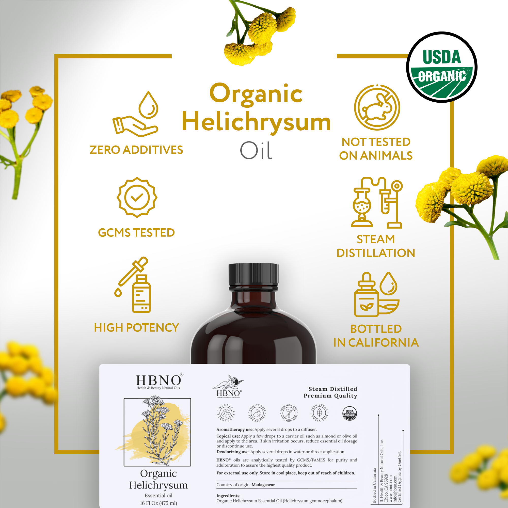 Helichrysum Gymnocephalum Essential Oil Organic