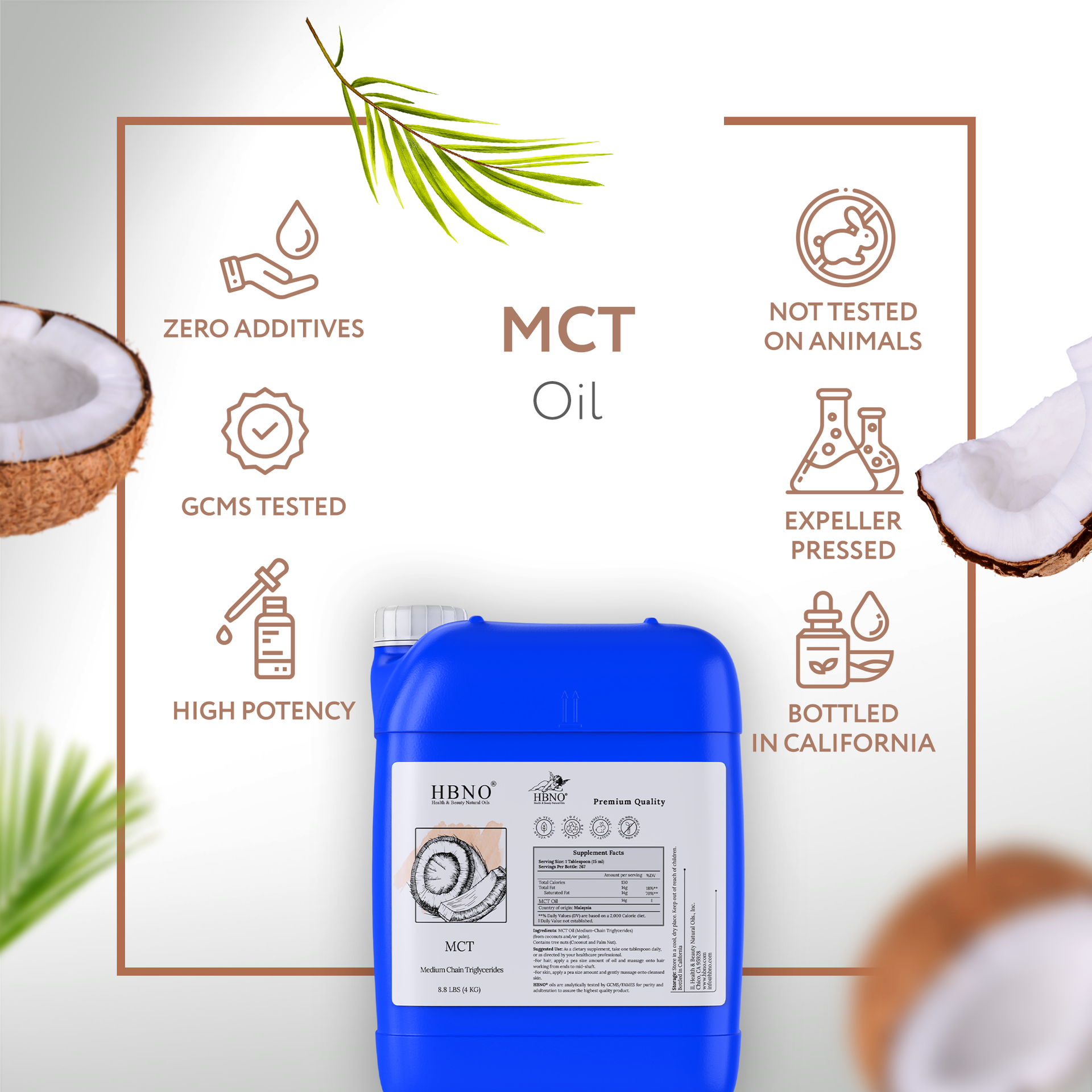 Fractionated Coconut (MCT) Carrier Oil