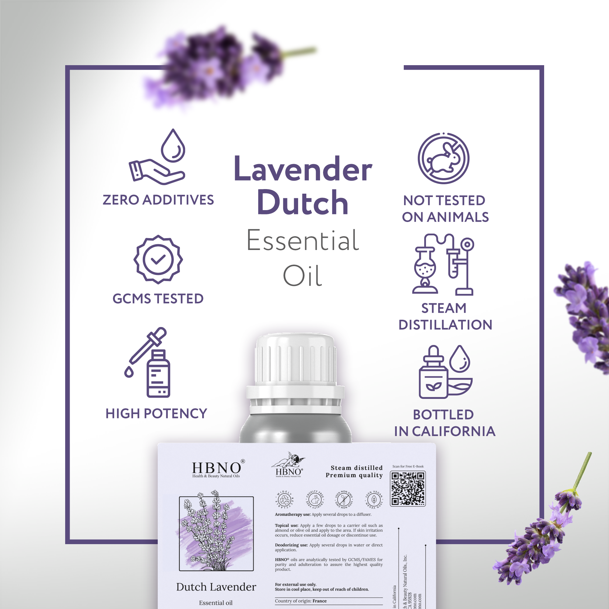 Lavandin Dutch Lavender Essential Oil