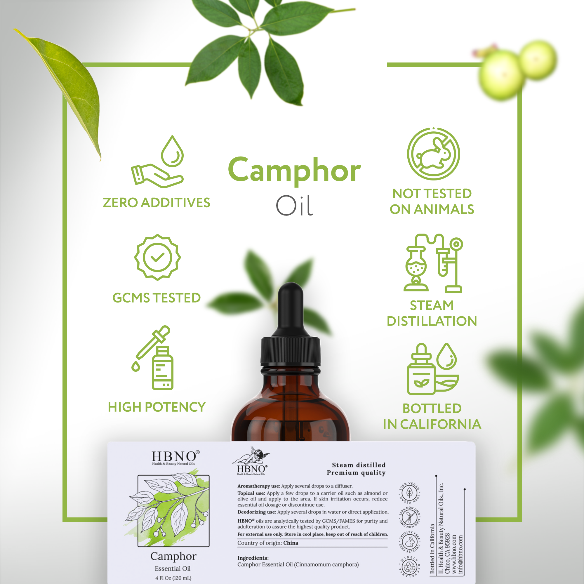 Camphor White Essential Oil