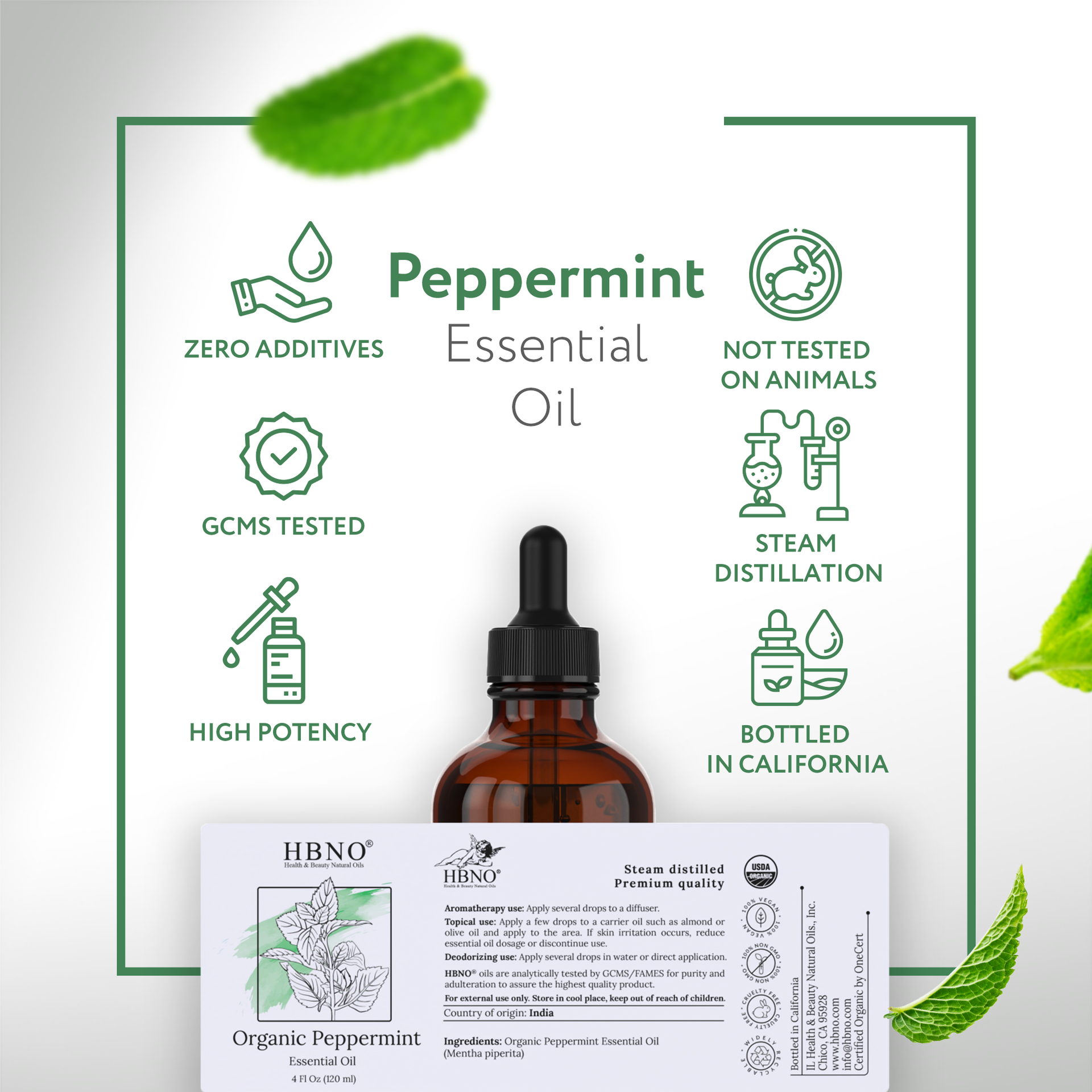 Peppermint Essential Oil Organic