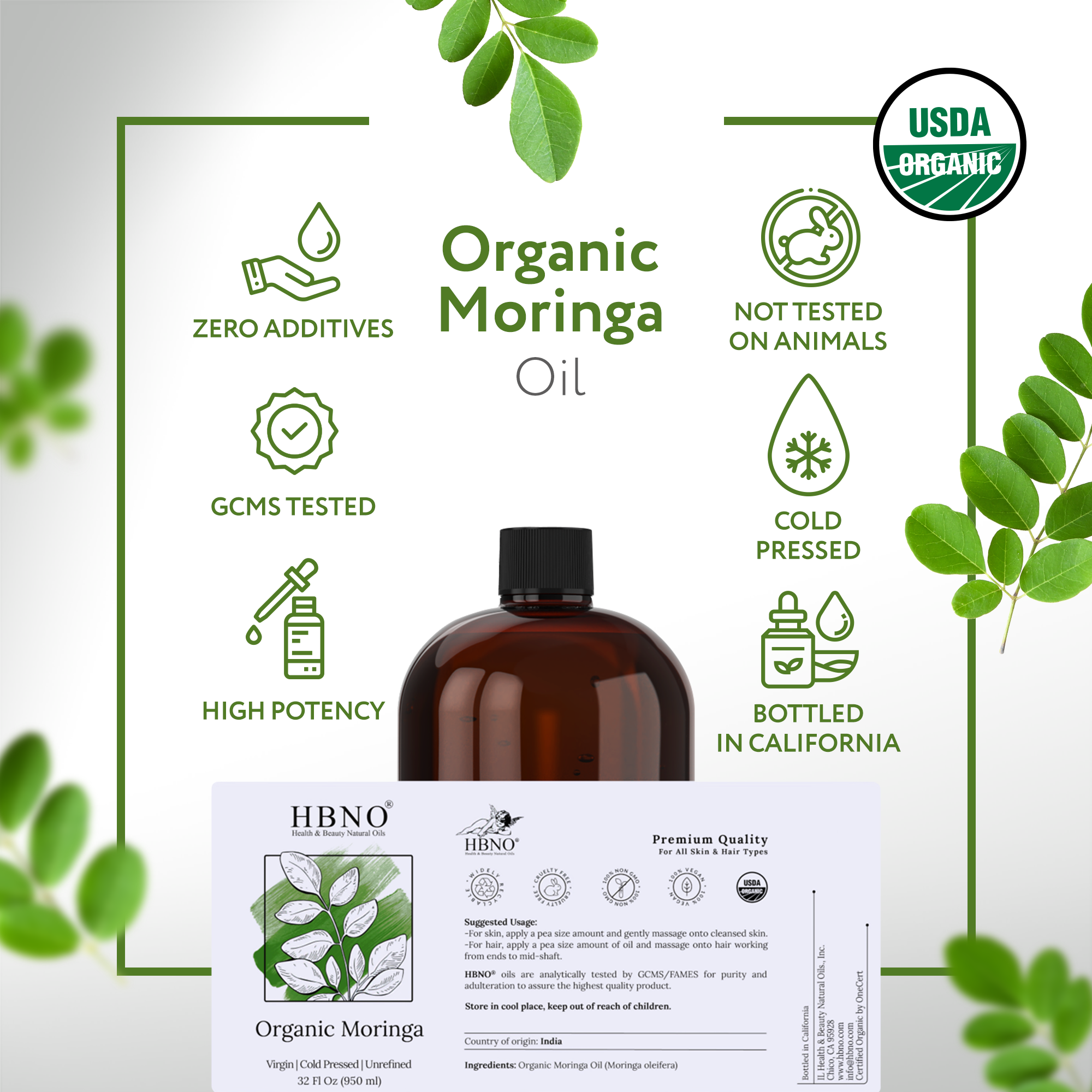 Moringa Seed India Carrier Oil Organic