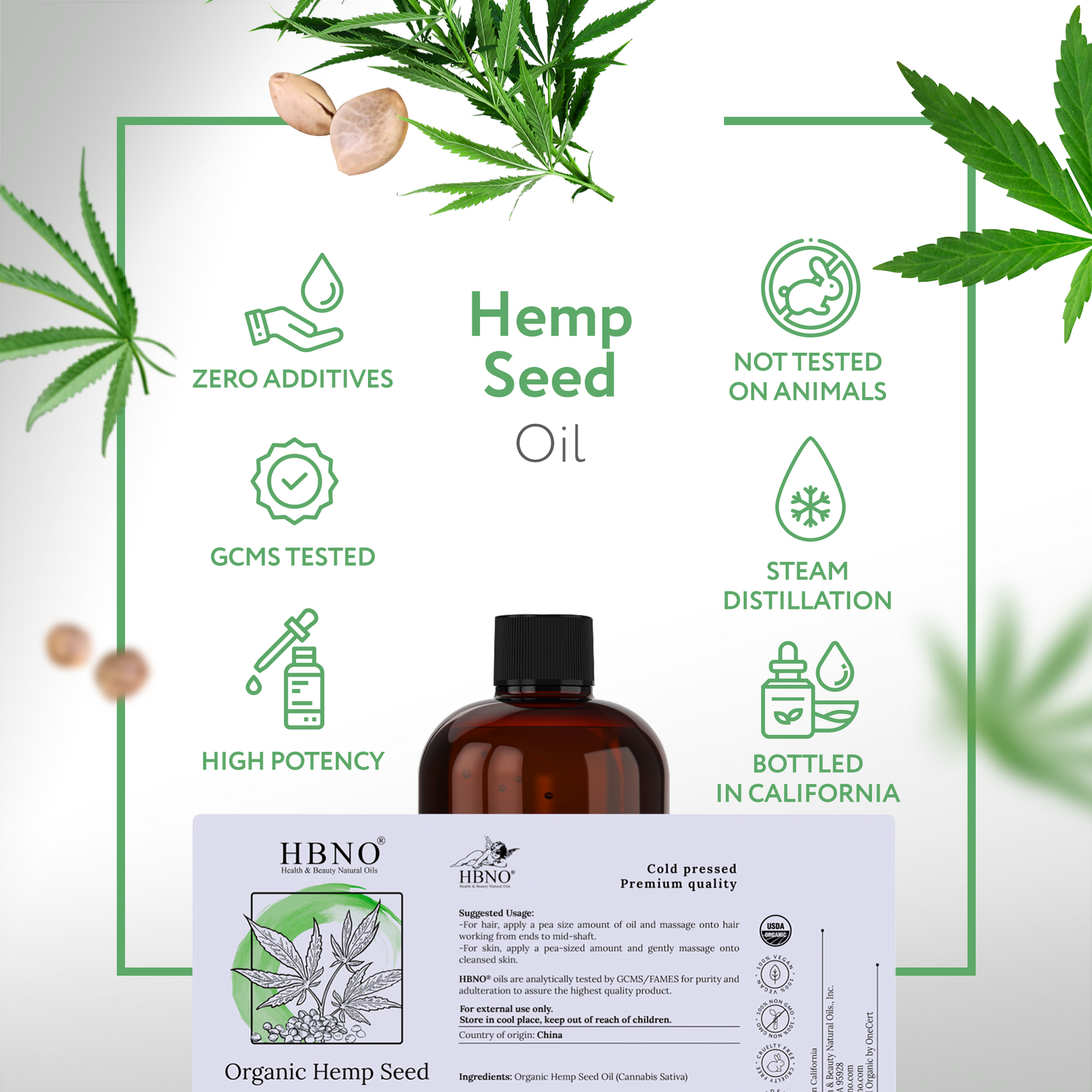 Hemp Seed Carrier Oil Organic