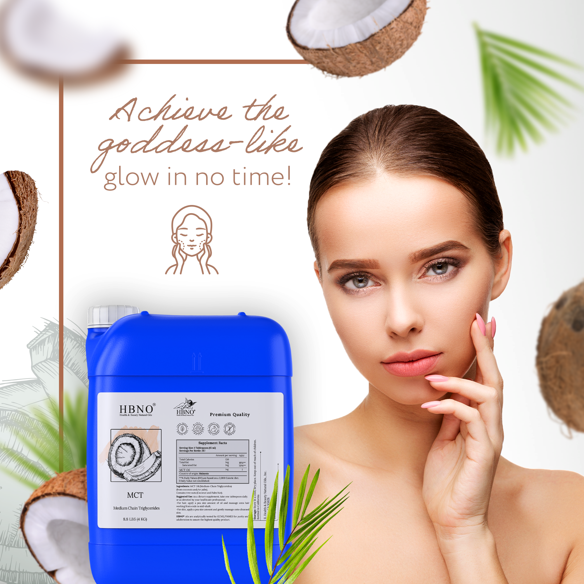 Fractionated Coconut (MCT) Carrier Oil