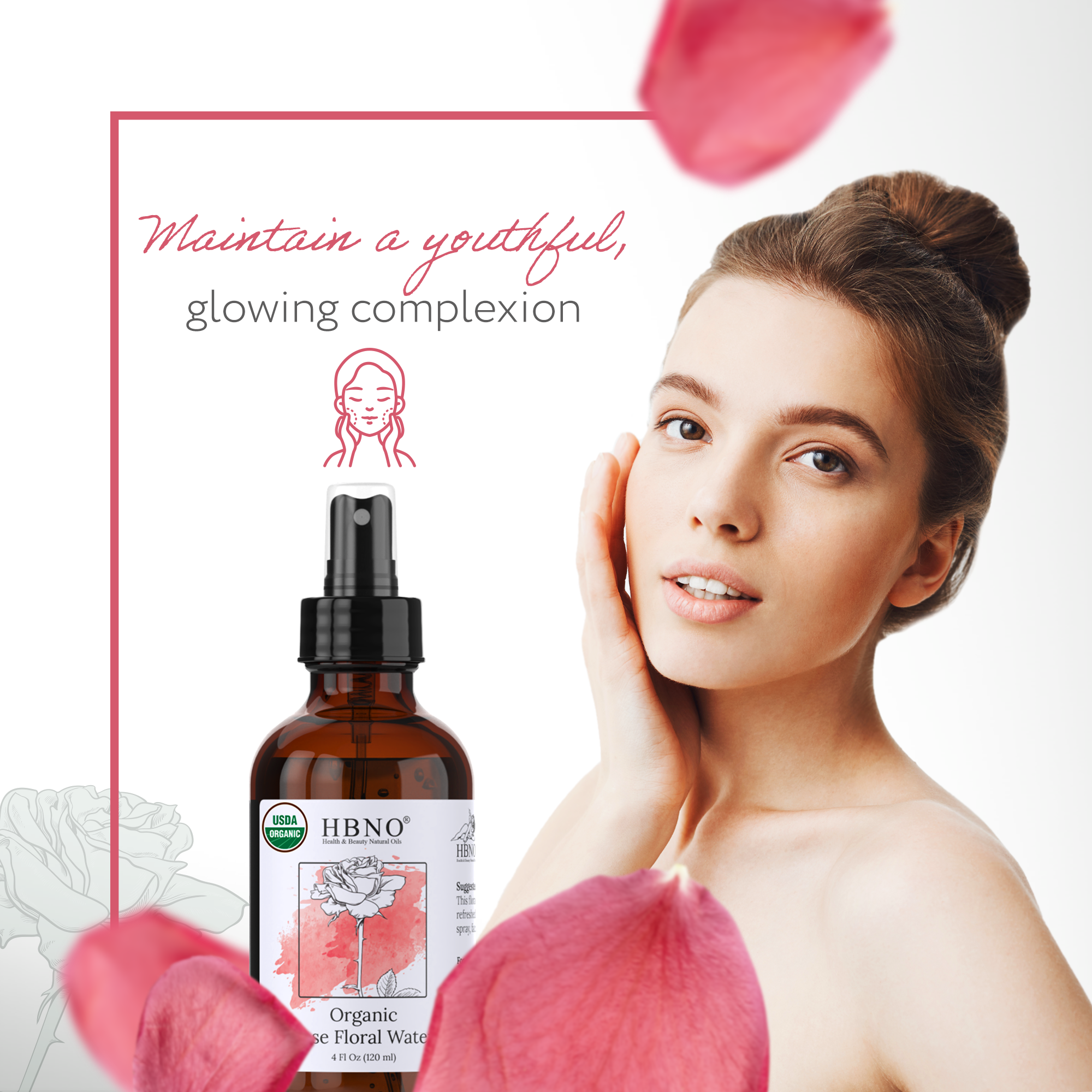 Rose Floral Water Organic