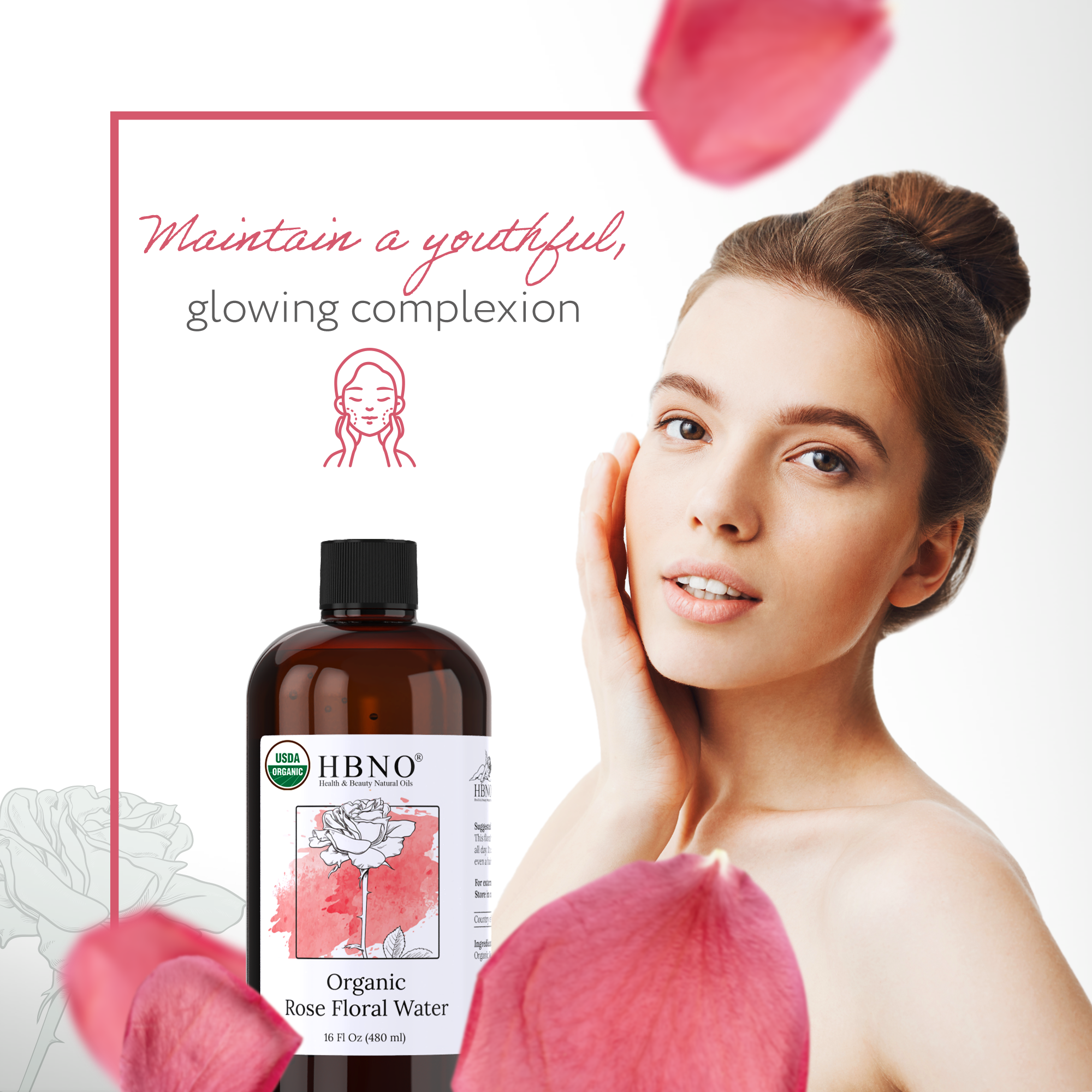 Rose Floral Water Organic