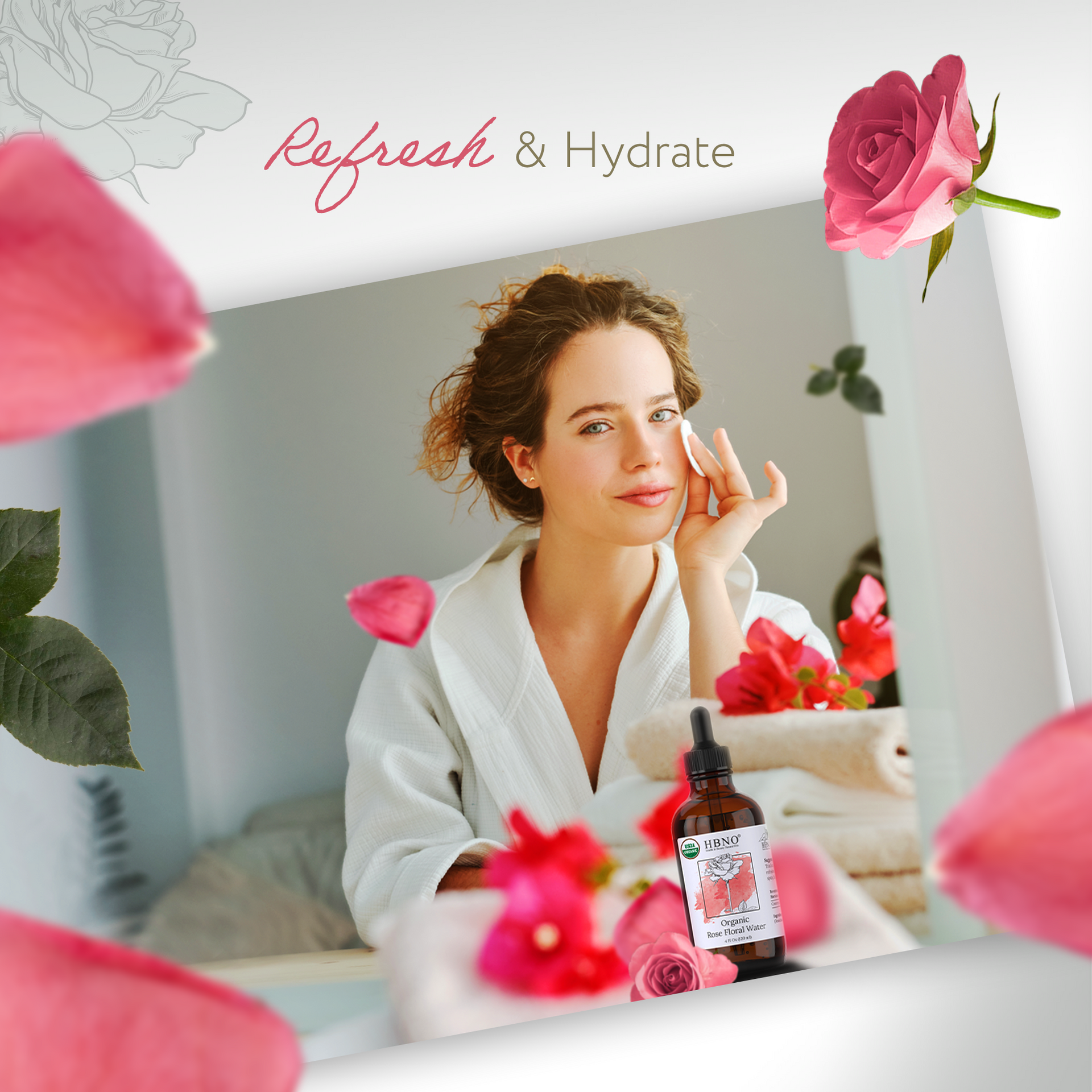 Rose Floral Water Organic