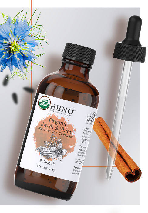 Organic Swish & Shine Black Cumin + Cinnamon