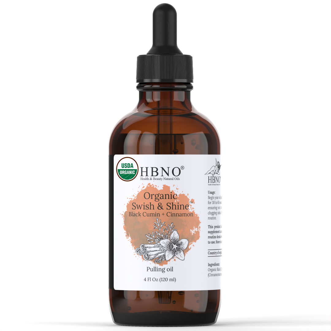 Organic Swish & Shine Black Cumin + Cinnamon